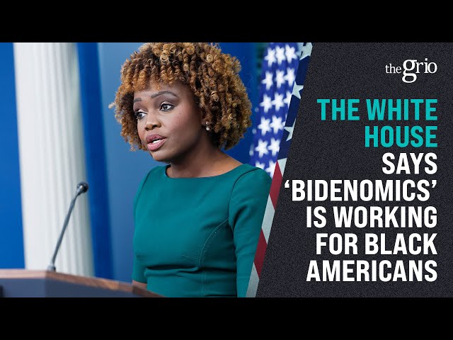 The White House Says 'Bidenomics' Is Working For Black Americans