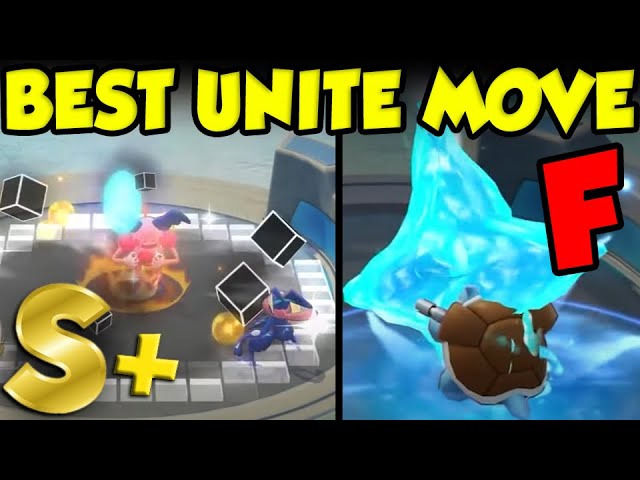 BEST UNITE MOVE TIER LIST - Pokemon UNITE Unite Moves RANKED!