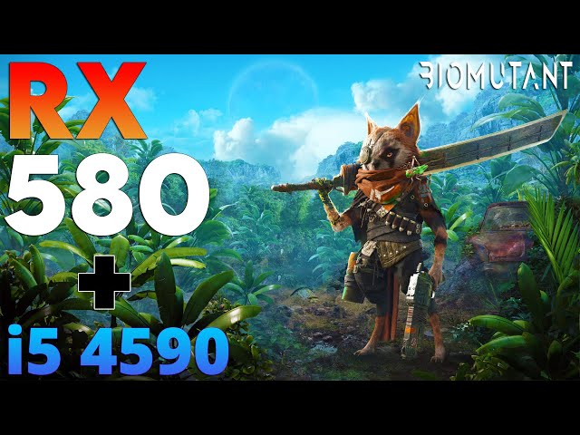 Biomutant Test On RX 580 | 1080p Max Settings