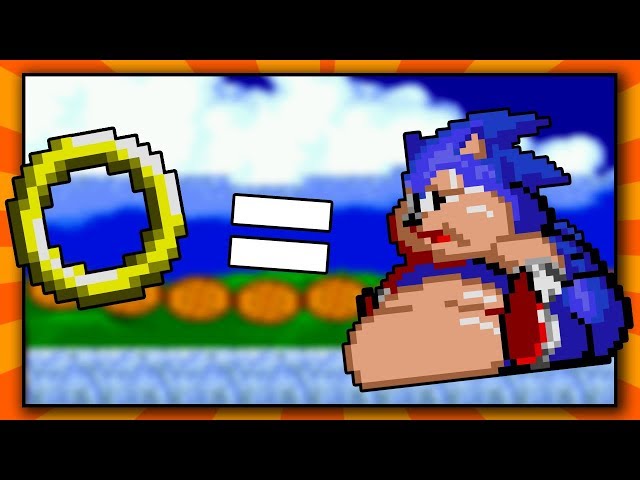Sonic, but rings make him FAT! - Hilarious Sonic 2 Rom Hack