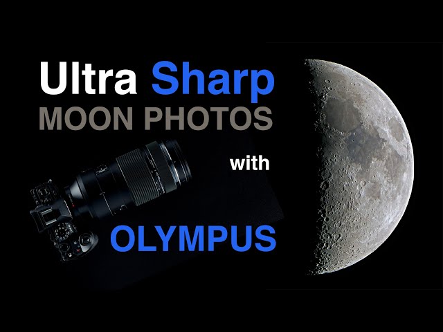 High Resolution Photos of the Moon with Olympus