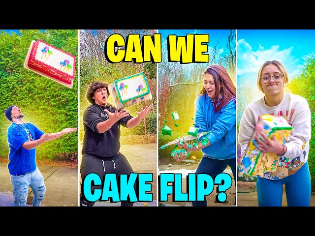 Cake Flipping! Challenge Gone Wrong (FV Family)