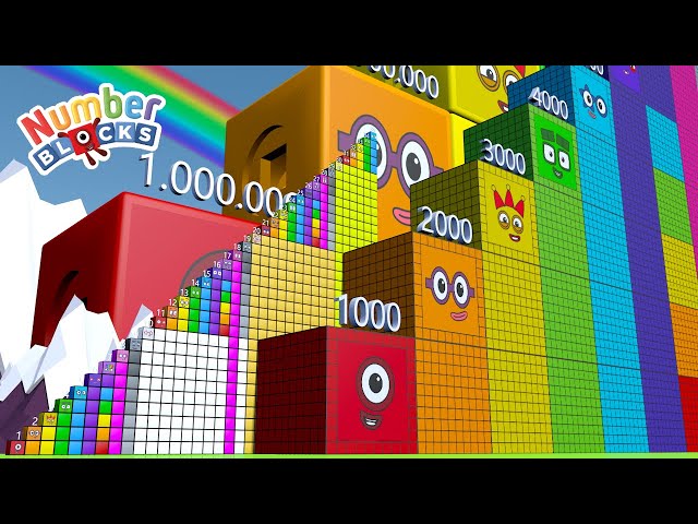 Looking for Numberblocks Puzzle Step Squad 35 to 35,000 to 10,000,000 MILLION BIGGEST!