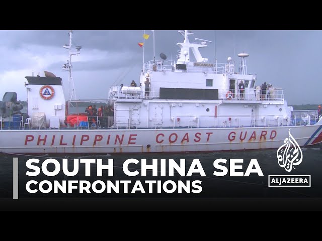 South China Sea tensions: Confrontation between China and Philippines