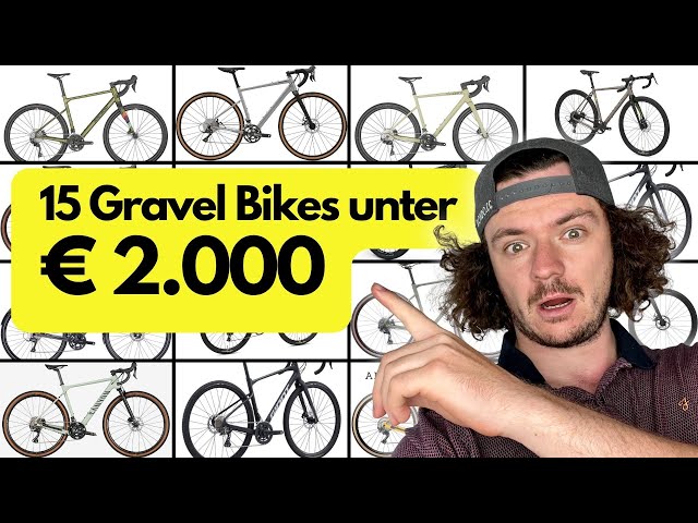 15 GRAVELBIKES unter € 2.000 | Rose, Cube, Cannondale, Canyon, Giant, Focus,...