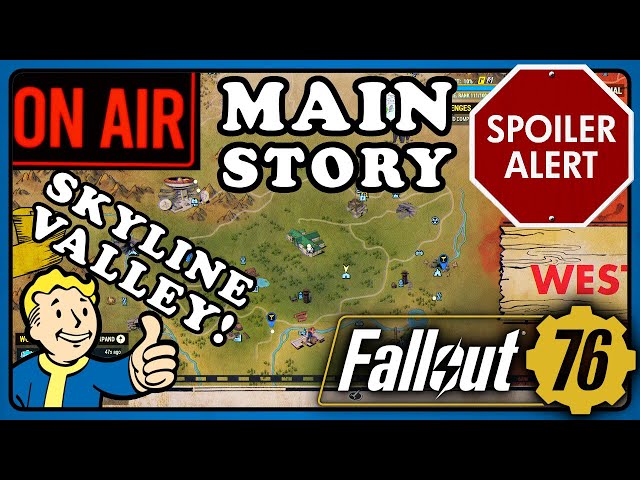 Fallout 76 PTS: The Main Story of Skyline Valley! Part 1 (June Update Spoiler Alert)
