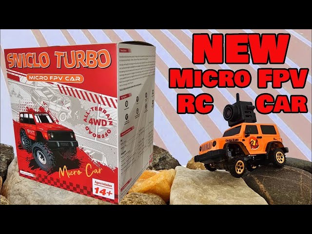 NEW! Micro FPV Rc Crawler With Goggles By Sniclo Turbo
