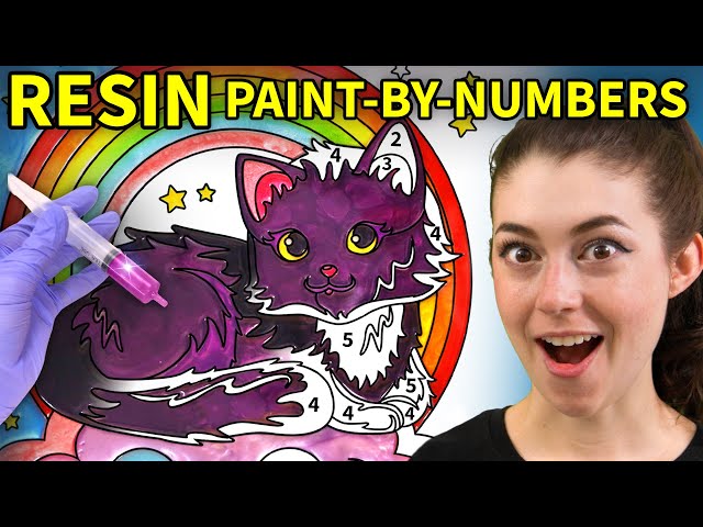 Resin paint-by-numbers