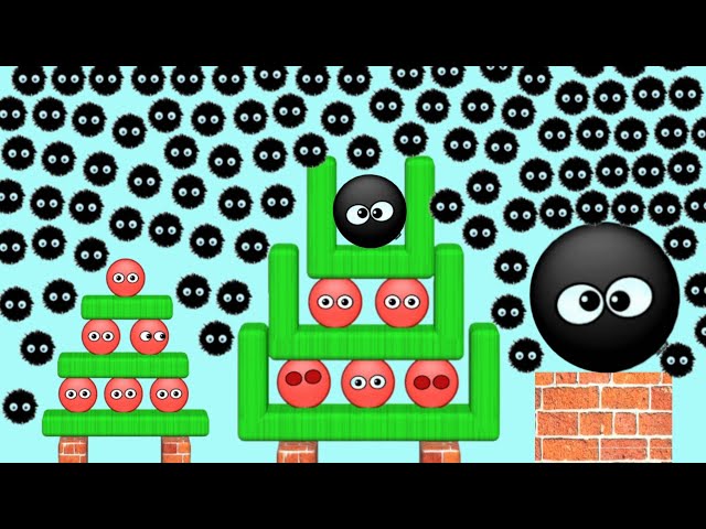 🫥 Hide Ball (draw to smash, draw a line ) brain teaser games/ 2048 gameplay part 16