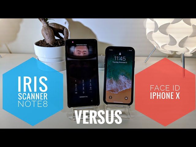iPhone X FACE ID vs. Galaxy Note8 IRIS SCANNER | Which one is BETTER?!?!?