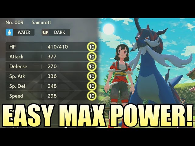 How to get all MAX Effort Levels EASILY in Pokemon Legends Arceus
