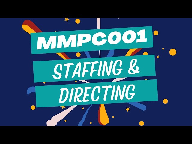 MMPC001 Chapter 6 Staffing and Directing | IGNOU MBA TEE EXAM | LEARNING SESSIONS WITH RV