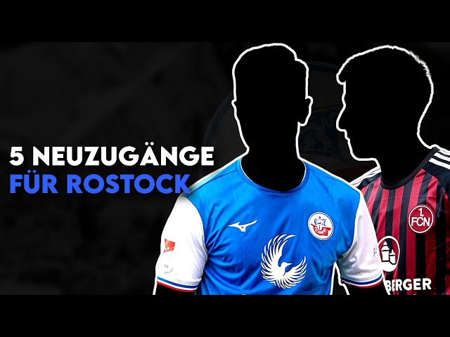 Hansa Rostock: 5 Transfers für die Rettung in der 2. Bundesliga unter Selimbegović!