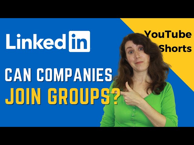 Can You Join LinkedIn Groups as a Company? | LinkedIn Marketing #shorts
