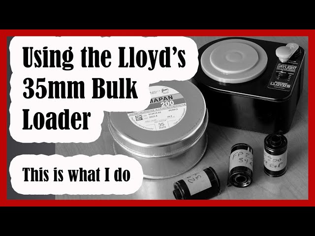 The Lloyd's 35mm Daylight Bulk Film Loader by Legacy Pro and how I load it, use it and maintain it.