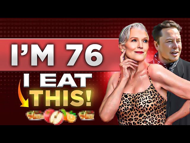 76 Yrs MAYE MUSK Still Looks 45 🔥 She EAT with These RULES to Reverse AGING!