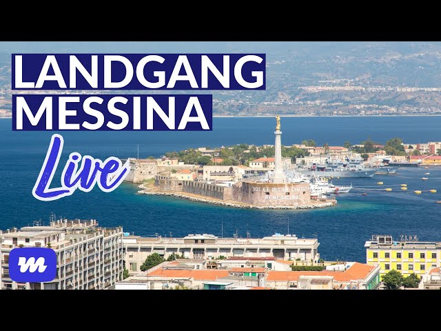 Landgang Live in Messina auf Sizilien  - Mit Norwegian Escape auf Mittelmeerkreuzfahrt.
