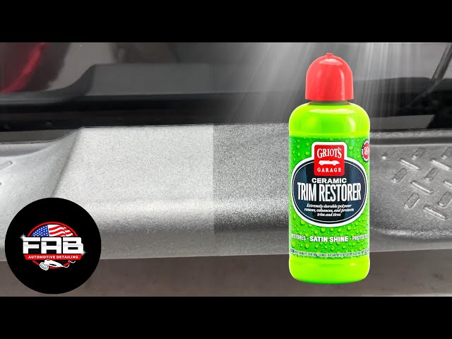 My First Time Using Griot's Garage Ceramic Trim Restorer!  Let's See How It Performs