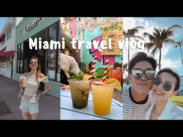 TRAVEL VLOG✈️ | 跟我們一起到Miami度假🏖️ 旅遊都吃了什麼🌮 充實的行程安排🌞 愛上了古巴咖啡☕️