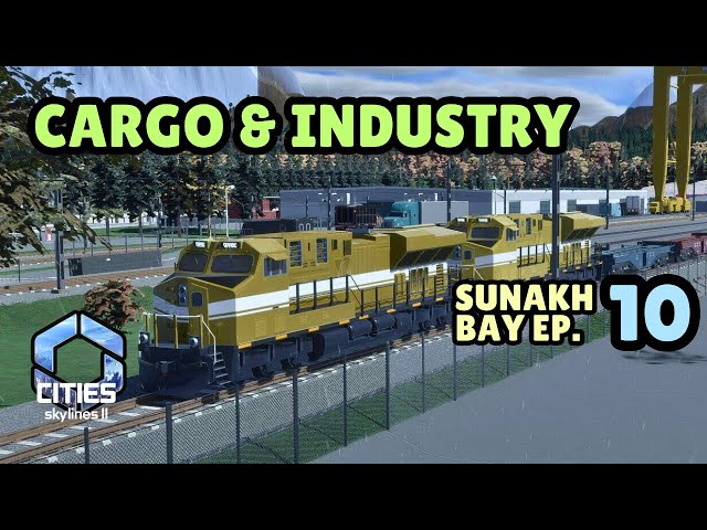Sunakh Bay - Cargo Trains & Industry | Cities Skylines 2