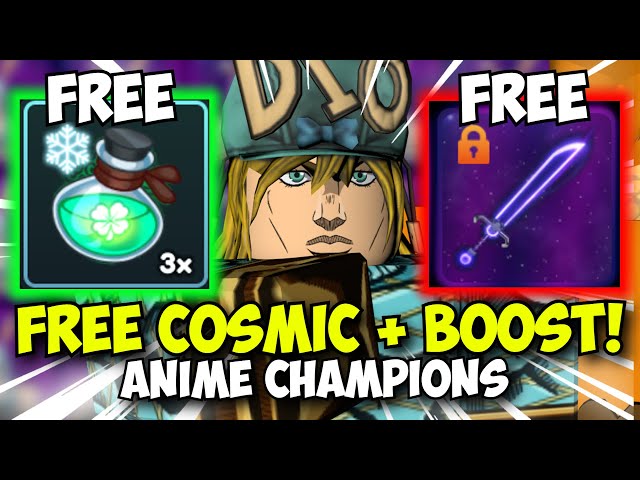 Free Cosmic Accessory Skin & Free Super Luck Boost! | Anime Champions