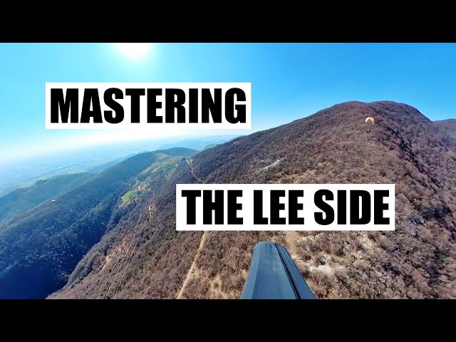 Mastering the lee side on a paraglider