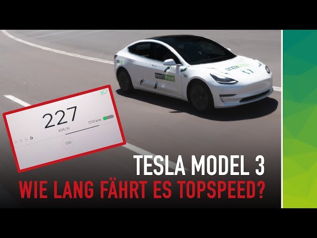 Tesla Model 3 High-Speed Test on German Autobahn: #Autobahngate?