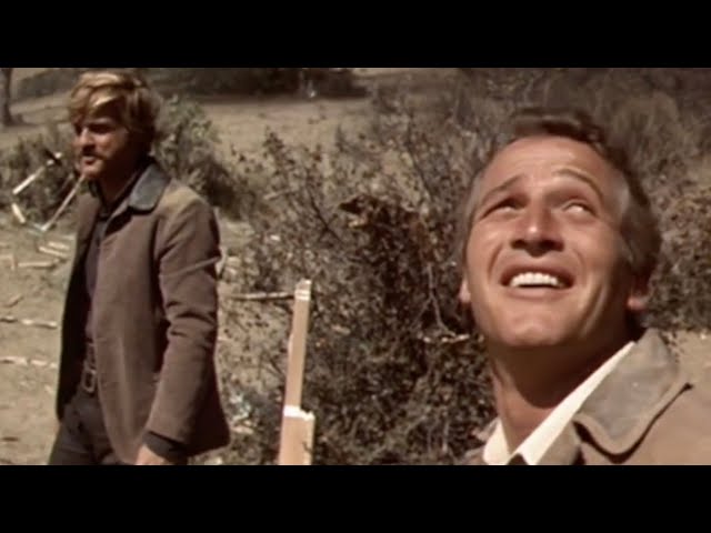 Paul Newman , Robert Redford  -  Sundance Kid (1969) Scenes | "The Money Stays, You Go" | Western