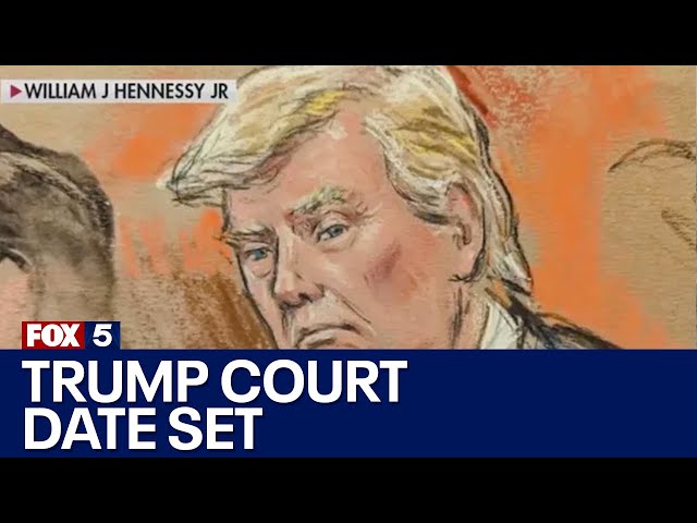 Trump trial date set | FOX 5 News