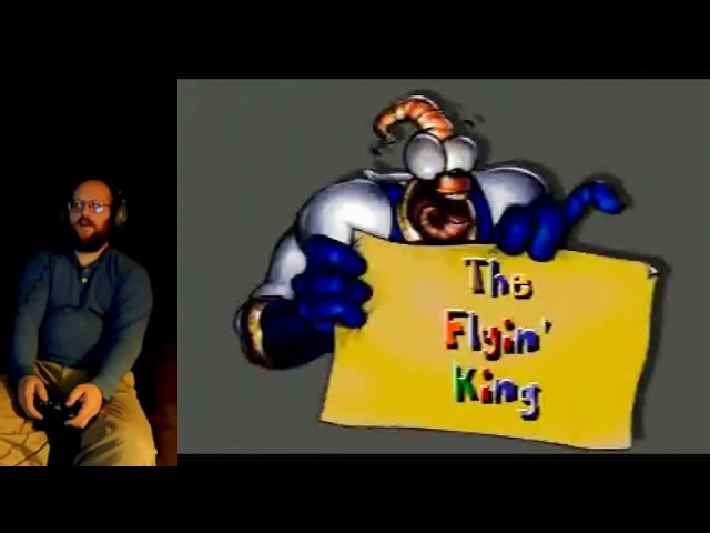 Beating Earthworm Jim 2, Part 2: Jim's Now A Blind Cave Salamander / The Flyin' King