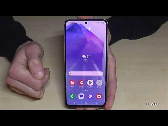 Samsung Galaxy A55 5G: Wie macht man einen Bildschirmfoto (Screenshot)?