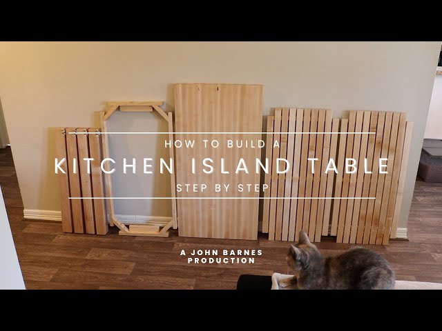 How to Build a Kitchen Island - John Barnes
