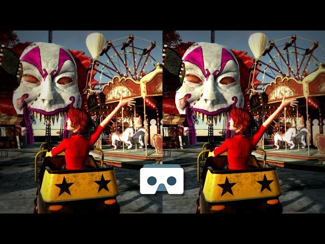 New Scary Roller Coaster 3D Video: Virtual Reality Creepy Videos for Smartphone & VR Box or Gear VR