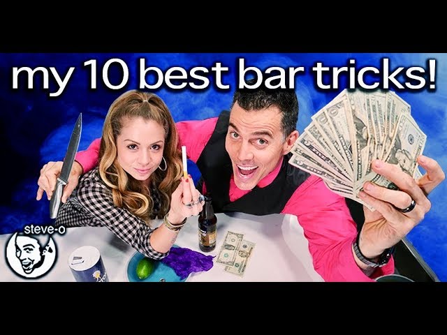 My Ten Best Bar Tricks (Secrets Revealed!) | Steve-O