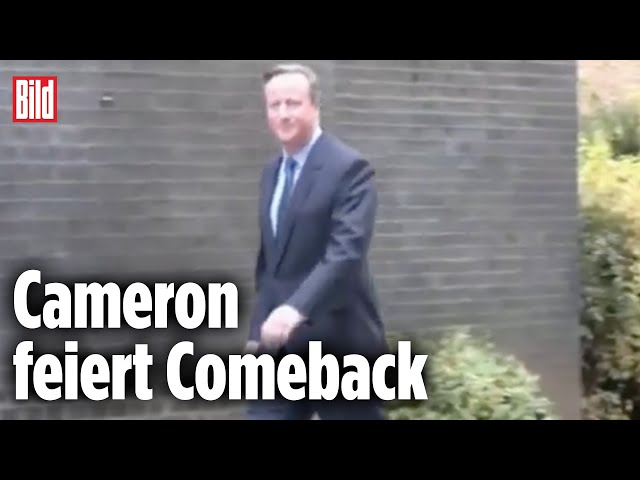 David Cameron wird britischer Außenminister
