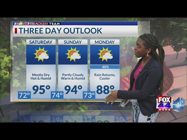 Thursday Morning Forecast for Baton Rouge 6-6-24