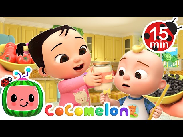 Trying Yummy Food with Cece & JJ! | Healthy Habits | CoComelon Kids Songs & Nursery Rhymes