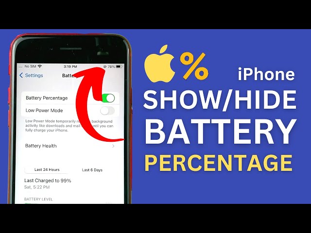 How to Show iPhone Battery Percentage? | See Battery Percentage on TouchID & FaceID iPhones