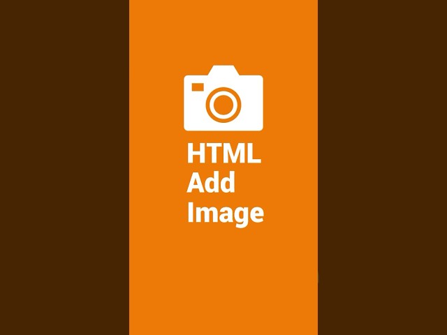 How To Add Image to HTML #shorts #htmlbasics #htmltutorial