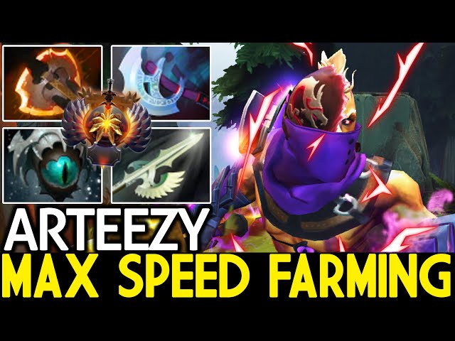 ARTEEZY [Anti Mage] Top Pro Carry The Game Max Speed Farming Dota 2