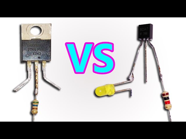 Mosfet VS Transistor Switch - Which One Is The Best ?