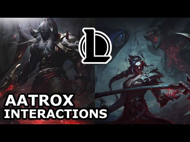 Aatrox Interactions with Other Champions | AATROX vs PANTHEON | League of Legends Quotes