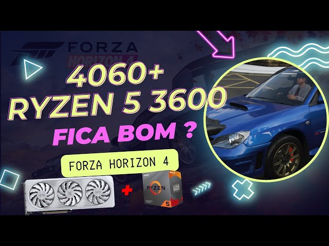 Forza Horizon 4: RTX 4060 + RYZEN 5 3600 (1080p - Ultra)