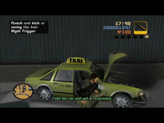GTA 3 Gameplay Xbox Original Testing Game