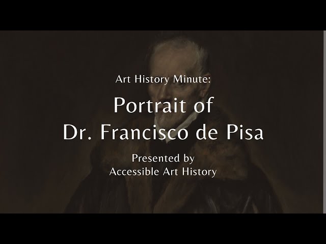 Art History Minute: Dr Portrait of Dr. Francisco de Pisa by El Greco (Domenikos Theotokopoulos)