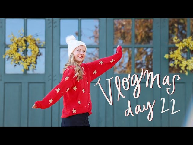 Reading, Knitting & Laughing | A Friend Day 🎄❤️✨| VLOGMAS DAY 22