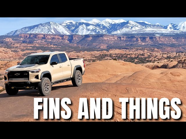 2023 Colorado ZR2 Offroading Fins and Things | Moab, Utah