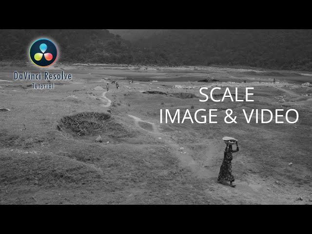 How to scale images and videos | DaVinci Resolve 18 Tutorial for Beginners