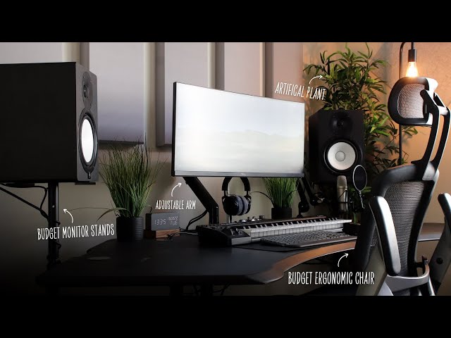 Minimalistic Music Studio Setup & Desk Tour (2022)