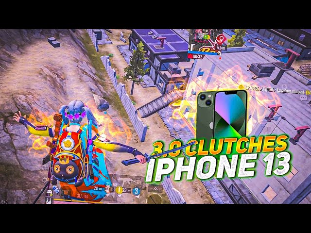 3.0 💥 IPHONE 13 SMOOTH + EXTREME PUBG/BGMI TEST 2024 ⚡5 FINGER GAMEPLAY